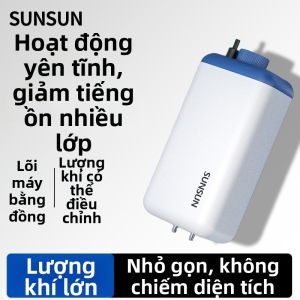 sunsun | Bơm Oxy Gia Đình Dung Lượng Lớn Êm Ả