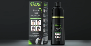 DEXE Black Hair Shampoo 400ML Instant Hair Blackening Hair Dye Syampoo