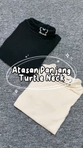 BOBOHO - MICY TURTLE NECK BAJU ANAK LENGAN PANJANG / KAOS ANAK LENGAN PANJANG / BAJU BAYI LENGAN PANJANG SWEATER