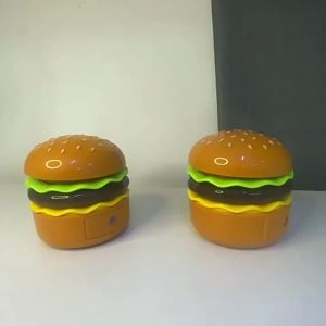 <915> Cross-Border Hamburger Small Night Lamp Pencil Sharpener LED Small Night Lamp Storage Atmosphere Table Lamp Pencil Sharper Hamburger Gift