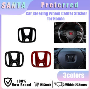 50*40mm HONDA Steering Wheel Emblem Badge Decal with 3M Adhesive for Accord Odyssey CRV Civic City