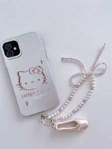 Ballet Shoe Butterfly Knot Mobile Phone Chain Car Key Ring Girls Accessory Creative Gift Festival Supplies