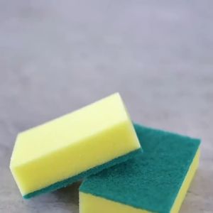Merry Brite Twins Dishwashing Sponge/Square Cleaning Dish Sponge Pad/Double-sided Cleaning Scrub Decontamination Sponges/Scouring Pad & Sponge
