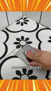 Masely Disposable Floor Shower Drain Sticker Bathroom Anti-blocking Kitchen Sink Strainers(With tool)