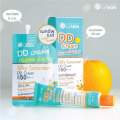 Le'SKIN Sliky Sunscreen DD Cream SPF50 PA++ เมคอัพเบส กันน้ำ ติดทนมี8มล/30มล. 