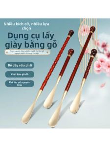MOLORE | Dụng Cụ Đeo Giày Dài Ergonomic Tay Nắm Gỗ & Đầu Đồng