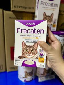 PRECATEN - Sữa bột dành cho mèo sơ sinh mèo con mèo bị bệnh mèo cần bổ sung dinh dưỡng.