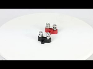 12V-48V Bus Bar Terminal Block M8 Dual Studs Junction Block Post for Auto Car Marine Boat