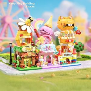 Keeppley | Fairy Tale Town & Colorful Street Landscape Assembling Toy