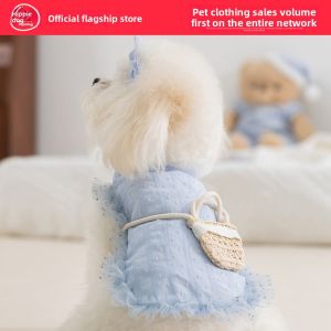 Hipidog | Lightweight Lace Vest For Small Dogs Teddy Bichon Pet Schnauzer Hipidog 25 Year New Style Casual Polyester Fiber Vest