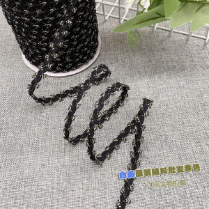 Exquisite Gold Thread Weaving Belt Lace Trim for Clothes Sleeve Edge Lolita Doll Dress Accessories Chinese Style Home Fabric