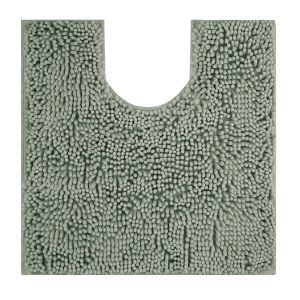 Toilet Rugs U Shaped Washable Bathroom Mat Extra-Soft Plush Rug Chenille Microfiber Super Absorbent Shaggy Machine Wash & Dry