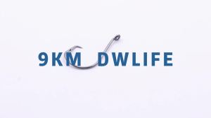 9KM DWLIFE | Bộ 25-50 Móc Câu Tròn 9KM Móc Câu Lệch Có Ngạnh Dùng Cho Cá Chép Cá Da Trơn Cá Vược Bạch Tuộc Câu Cá Nước Mặn Mồi Sống Câu Biển Câu Sông