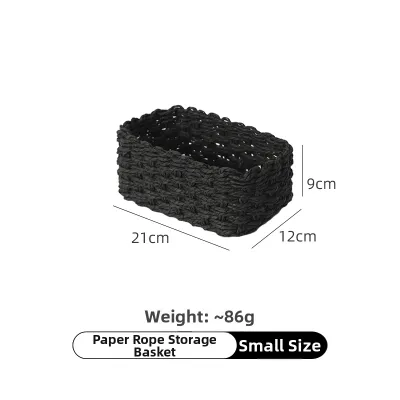 YSINGHOME | Handmade Rope Woven Storage Basket