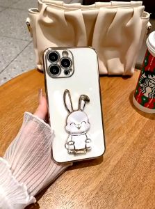 Luxury Softcase for Infinix Hot 30i Free Rabbit Phone Holder