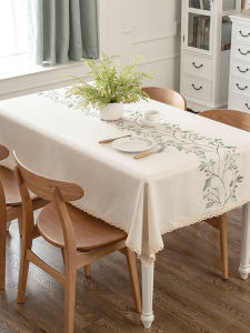  Japanese Style Cotton Linen Tablecloth Rectangular Dining Coffee Table Cover Living Room Nordic Ins Popular Home Textile