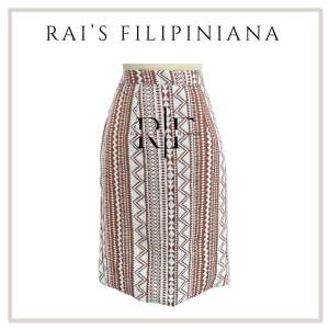 Modern Filipiniana Aivy Ethnic Set Top&Skirt