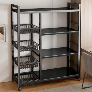 Multifunctional Multi-layered Storage Rack for Vegetables Snacks and Miscellaneous Items