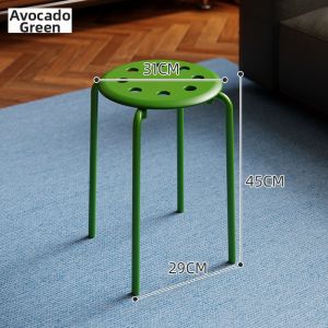 ZHUSHANXIA | Stackable Lightweight Luxury Stool