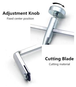 Drywall Circle Cutter Gypsum Board Puncher Gypsum Board Driller Drywall Interior Decoration Round Cutter Pipes Hand Tools