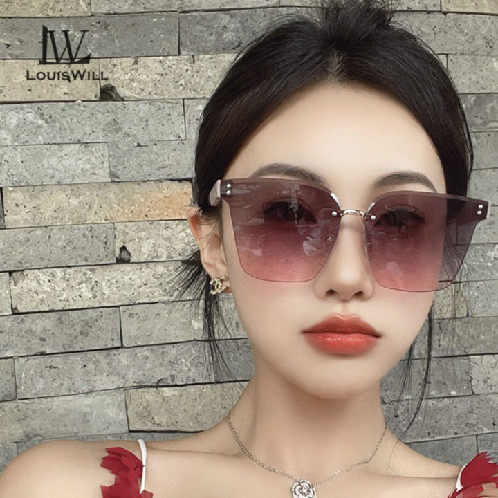 LouisWill Fashion Women Eye Sunglasses Korean Style Anti Glare - Main Image