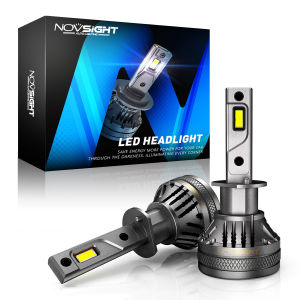 Novsight N37 6500K ไฟ LED Super Bright H1 ไฟหน้า LED ชุดหลอดไฟหมอกไฟสูง/ต่ำ 120W 22000LM Plug and Play ในสต็อก 1 คู่ 2 ชิ้นรับประกัน 2 ปี ธรรมดาที่คุณอยาก จัดส่งฟรี