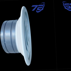 Aluminium Ceiling Round Air Diffuser Grille With Round Damper