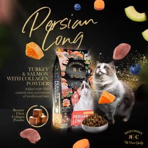 Rich Choice Holistic Persian Long Hair Turkey Salmon + Booster Chew (Cat Food) 2KG