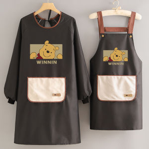 PAMPAS | Waterproof Oil-resistant Hand-wipe Long-sleeve Kitchen Apron Autumn Winter Special