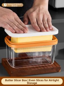 zber | Butter Cheese Storage Box Cutter Freezer Safe Slicer