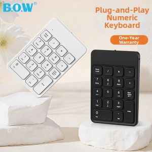 B.O.W | Wireless Bluetooth/Wired Digital Numpad For Desktop & Laptop Financial Accounting