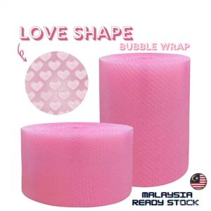 Blue Love Shape Bubble Wrap 40cm x 1Meter Packaging Box Boxes Paper Bag Wrapping Wraps Material Flyer Courier 泡泡紙 1M X 100M