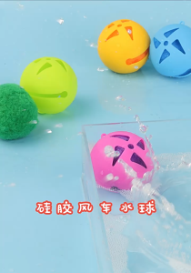 【✅SG Stock】Reusable Water Balloon Silicone Water Ball Windmill Water Ball Quick Fill Splash Summer Fun Toy Water Toy