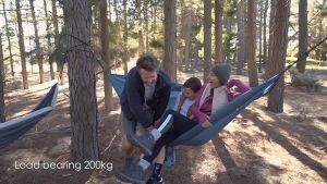 NATUREHIKE Pipe Inflate Double Hammock ( Max Load 400kg)