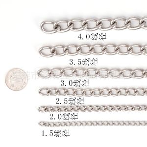 Seamless Welding 304 Stainless Steel Chain for Pets Static Chain Dog Leash Professional Competition Traction Belt Universal Use