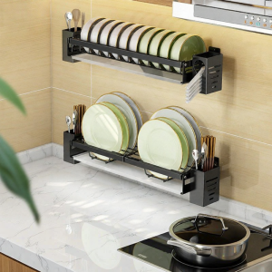 Wall-Mounted Dish Drainer Stainless Steel