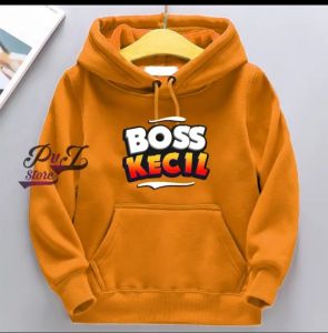SWEATER HOODIE ANAK LAKI-LAKI DN PEREMPUAN BOS KECIL YANG KEKINIAN