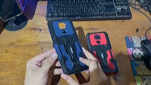 Case For Samsung Galaxy A03 Core New Casing Hp Kickstand Clip Hardcase I-Crystal Casing Hp Robot