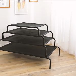 Dog Bed Large Size Double Layer Mesh Breathable Moisture-Proof Keep Warm Suitable for all Dogs