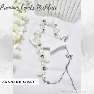 PREMIUM CRYSTAL BEADS NECKLACE KALUNG MUTIARA HIJAB FASHION KALUNG KONDANGAN