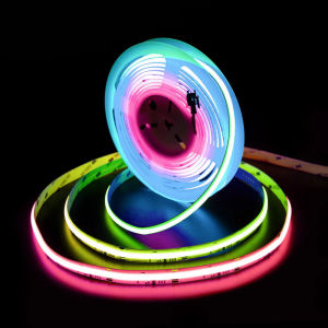 twinkle star | RGBIC COB LED Strip Lights 24V Full Dream Color Tape Addressable Smart SPI FCOB Dimmable Multi-color LED Rope Light