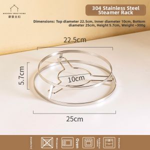 MODERN SWEETHOME | Heat Insulation and Storage Pot Rack 304 Stainless Steel