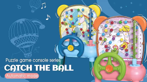 GTE Childrens Bean Catch Machine Board Game Toy Concentration Training Early Education Thinking Catch Ball Machine Permainan Tangkap Bola - Fulfilled by GTE SHOP