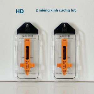 2PC Kính Cường Lực Bảo Vệ Màn Hình Cho VIVO X300 Pro Lắp Đặt Không Bám Bụi Tự Động Bao Gồm Dụng Cụ Chống Trầy Xước Độ Nét Cao