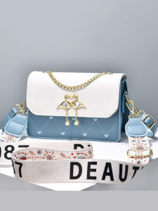 Luxurious Mini Crossbody Bag for Women Summer New Style Single Shoulder Satchel Soft PU Leather Pure Color Casual Fashion