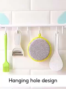 5pcs Double-Sided Dishwashing Sponges - Perfect For Household Cleaning & Kitchen Tableware! For Hotels&Restaurant Kitchen