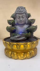 Thác Nước Gốm Sứ “Đức Phật Tọa Thiền Trên Đài Sen” Biểu Tượng Bình An Hạnh Phúc