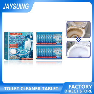 JAYSUING น้ำยาทำความสะอาดโถส้วมห้องน้ำที่ทำความสะอาดโถส้วมแท็บเล็ตน้ำยาทำความสะอาดสูตรอ่อนโยนที่ทำความสะอาดโถส้วมโถส้วมอัตโนมัติผงซักฟอกแรงสามารถห้องน้ำในครัวเรือนฟองทำความสะอาดได้อย่างดี