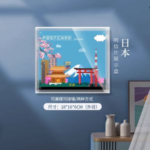 Hộp Trưng Bày Bảo Quản Hộp Đựng Hộp Đựng Thẻ Postcard New York Paris London Phù Hợp Với Lego 40818 Hộp Đựng Đồ Chơi