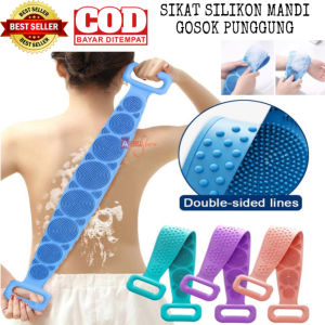 (BISA COD) PROMO SIKAT SILIKON PUNGGUNG / HANDUK MANDI SILICONE PUNGGUNG / BRUSHES BATH TOWEL / ALAT GOSOK PUNGGUNG / SIKAT SCRUBBER SIKAT PUNGGUNG SILIKON MANDI DUA SISI MULTIFUNGSI MURAH